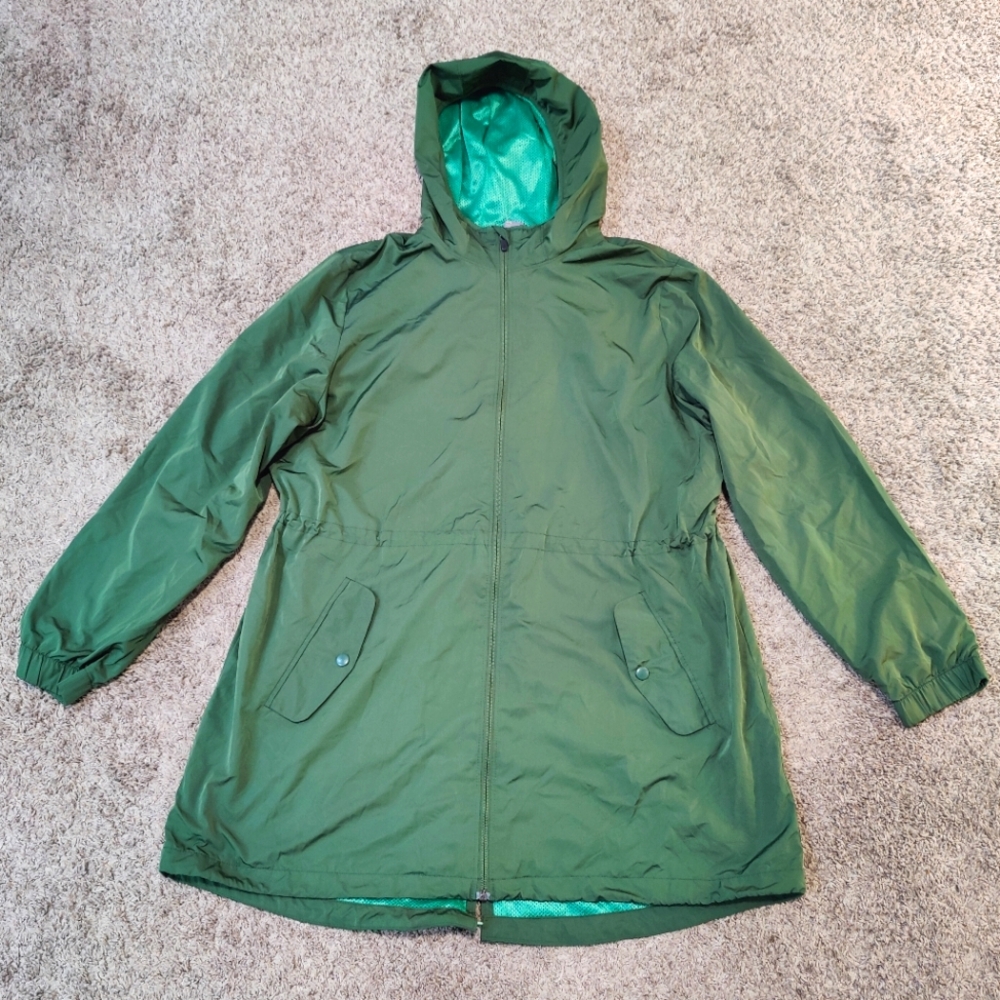 Old Navy Green Anorak Windbreaker Style Jacket